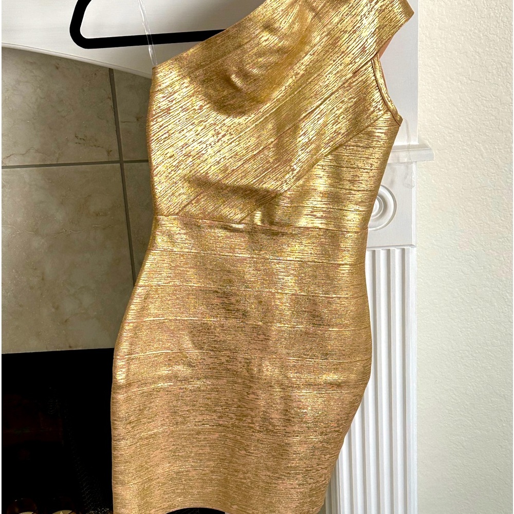Beautiful Gold Bodycon Dress